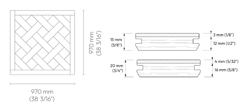 Versalles Parquet Tiles